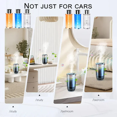 Car Perfume Diffuser Smart Car Air Diffusers Adjustable Concentration 50ml Essential Oil Diffuser Rechargeable Car Fragrance