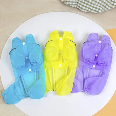 Summer Pet Clothes 4-Leg Pants Thin & Breathable-Cat Dog Sun Protection Outfit for Teddy Schnauzer Bichon Puppy UV Defense Wear