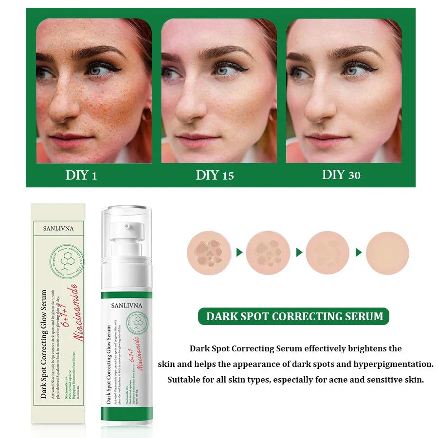 Dark Spot Corrector Brightening Serum Really Improves Dull Skin Pigmentation Treatment Moisturizing Repair 50ML