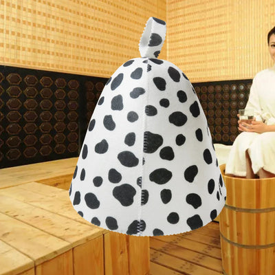 Vaporarium Hat Russian Banya Cap Sauna Banya Hat Protect Your Hair Felt Sauna Hat Russian Bath House Hat for Pool SPA Shower