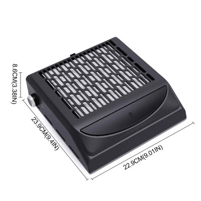 Powerful Nail Dust Vacuum Professional Nail Dust Collector with Reusable Filter Reduces Dust Nail Salon Tools