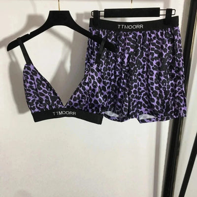 2025 Letter Stretch Band Casual Bikini Set Beach Bra Panties Set Comfort Sports Bikini Beach Vacation Swimwear - Elanique