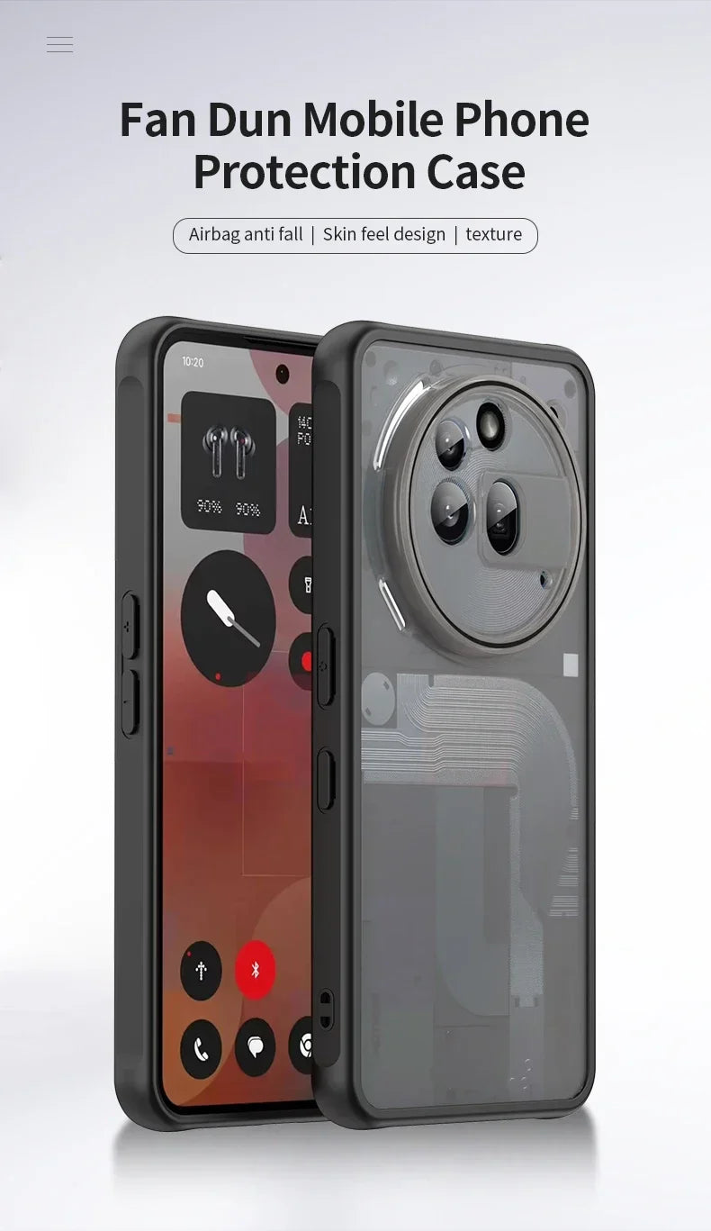 New Armor Bumper Shockproof Phone Case For Nothing Phone 3a Pro 5G Silicone Hard Cover Capa