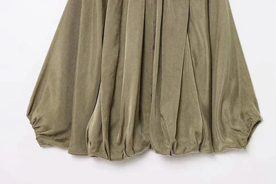 HipSeam Satin Bomber Jacket Women Casual Pleated Zipper Jackets