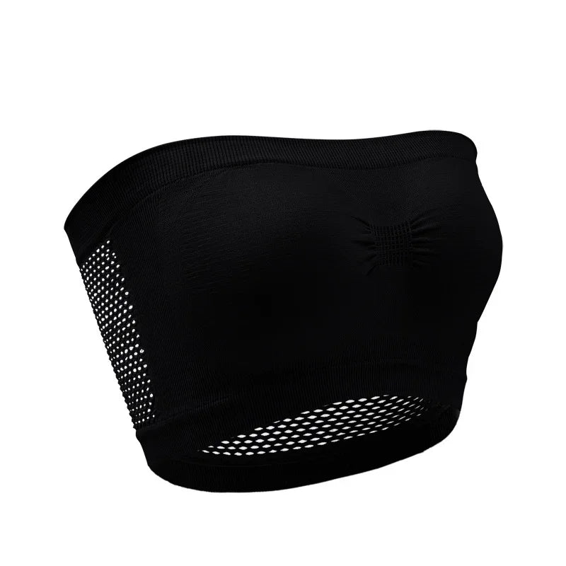 Summer Strapless Women's Sexy Mesh Bra