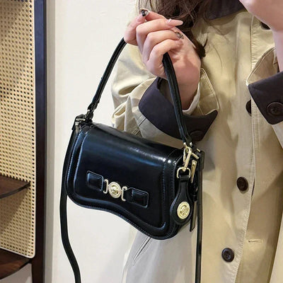 Designer Style Crossbody Bag for Women Genuine Leather Shoulder Handbag Ladies Compact Wallet Phone Holder Purse