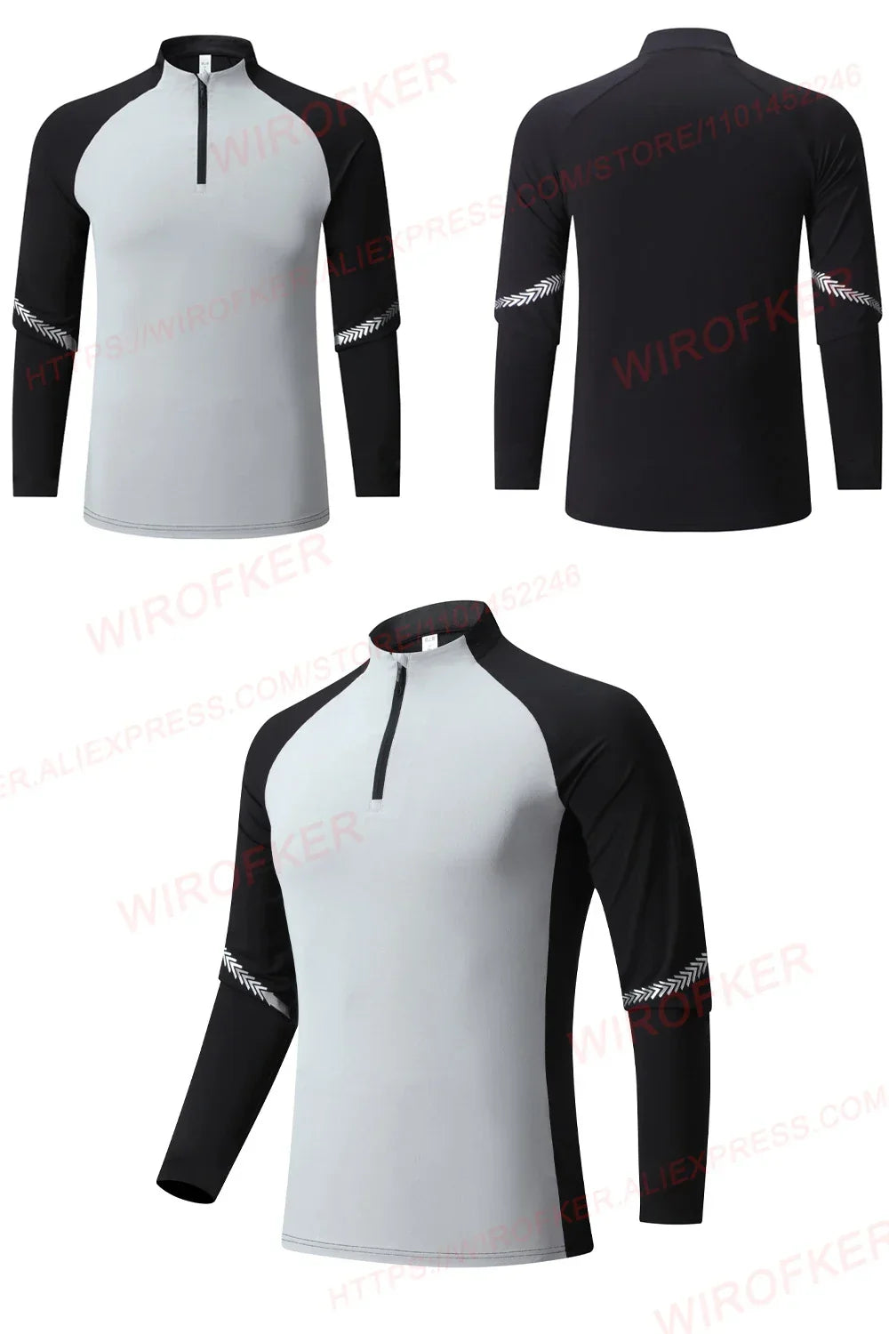 Athletic Pullovers Sport Shirt Men Fitness Training Tops Gym Casual Running Long Sleeve Male Outerwear Jogging Sport Clothing