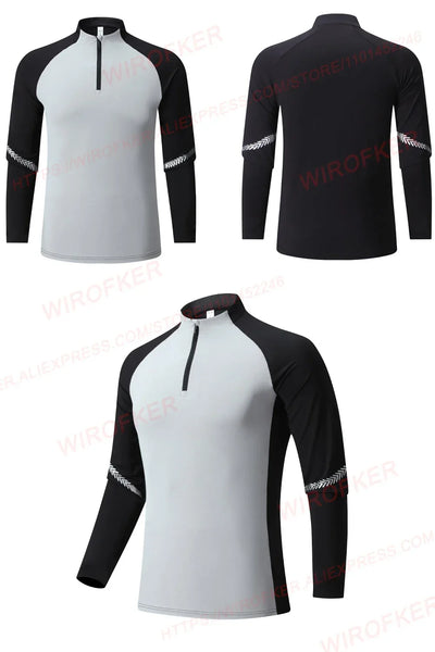 Athletic Pullovers Sport Shirt Men Fitness Training Tops Gym Casual Running Long Sleeve Male Outerwear Jogging Sport Clothing