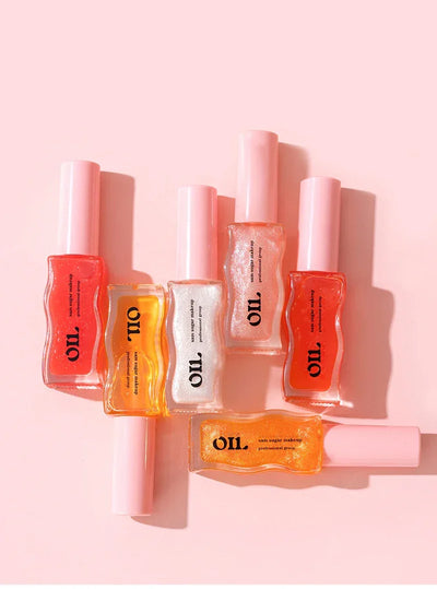 Water Light Honey Essence Lip Oil Long Lasting Moisturizing Fruity Shimmer Jelly Reduce Lip Lines Liquid Lipstick Gloss Makeup