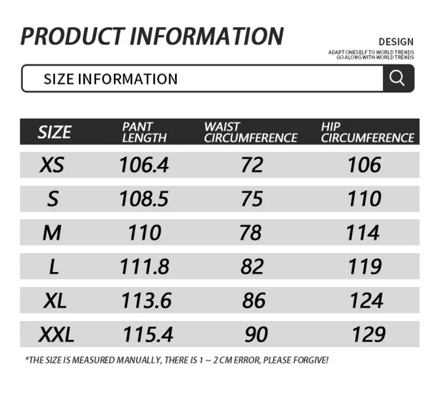 Men Casual Joggers Pants Fashion Streetwear Oversized Sports Wide Leg Pants Hip Hop Y2k Sweatpants High Waist Baggy Trousers