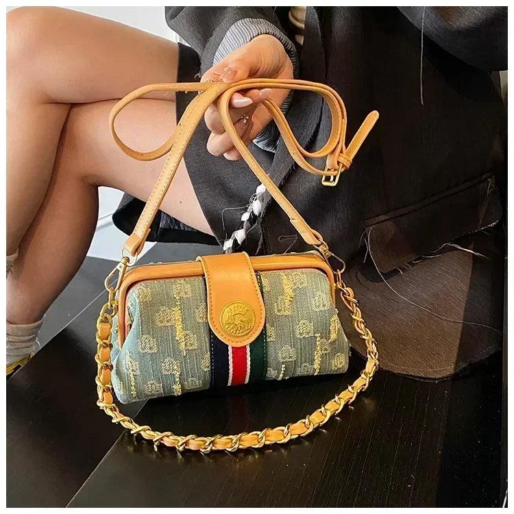 Luxury - grade 2025 women’s niche - designed cowboy - cloth bags - fashion - forward crossbody shoulder & under - arm