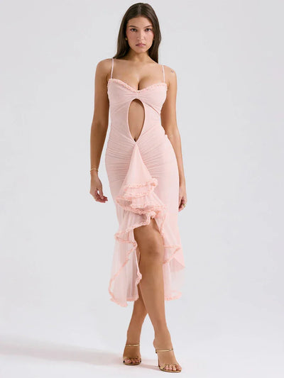 Sun in heart Pink Dresses for Women