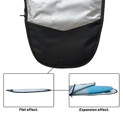 Surfing Board Bag High Quality Funboard Protective Travel Bag 7.0/7.6/8.0 Easy Carry Wakesurf Board Bag Have Strap