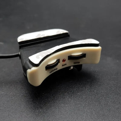 Ukulele Soundhole Pickup with Volume & Tone Control with High Sensitive Slim Silver Piezo UKulele Parts