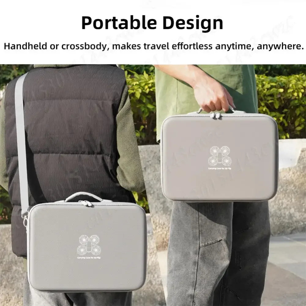 Travel Storage Bag for DJI Flip Drone Portable Carrying Case Shockproof Protective Case Drop-resistant Handbag Protector Case