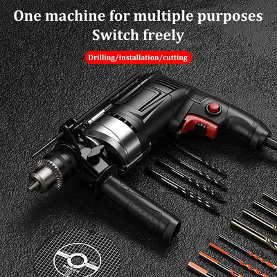 780W Multifunctional household hand drill High-power impact drill Electric screwdriver Wood, steel, wall drilling tools