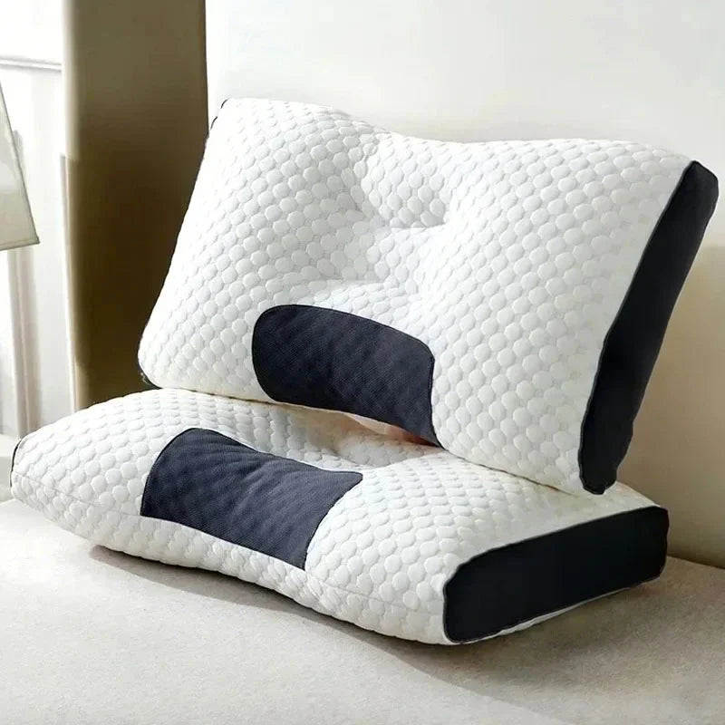 Cervical Pillow for Side Sleeping- Adjustable Contour for Neck Pain Relief Ideal for Back Side & Stomach Sleepers