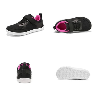 New children's wide version anti slip breathable shoes, minimalist sports shoes for boys and girls, with minimal wear and tear