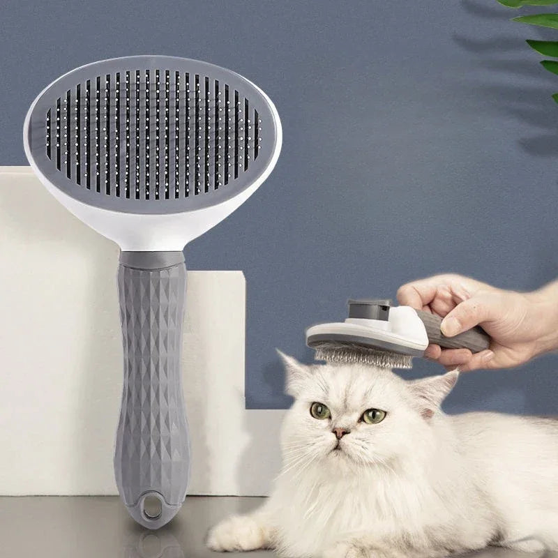 Pet massage comb one-click hair removal cat comb hair removal hair remover