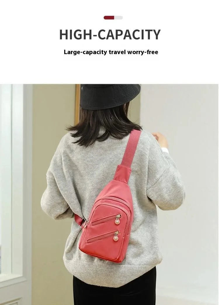 Sling Chest Bag for Women Nylon Fashionable