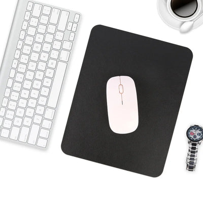 Small PU Mouse Pad Non-Slip Gaming Desktop Mouse Pad Waterproof Anti-Scratch Easy To Clean Mat For PC Laptop Desktop Computer