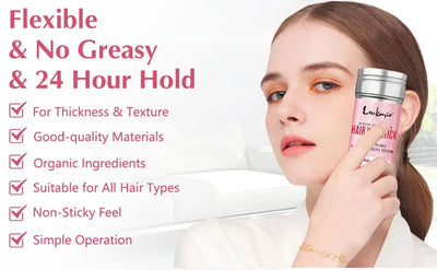 Professional Styling Wax for Women Anti-frizz Pomade Smoothing Broken Back Hair Mud Messy Hairs Control Wax Rod for Natural Wigs