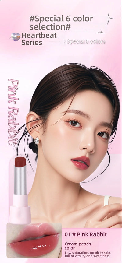 QXQY GLOSSY JELLY LIPSTICK - Mirror Shine, Moisturizing & Long Lasting, Nude Lip Gloss for Plump Brightening Lips (No Makeup Loo