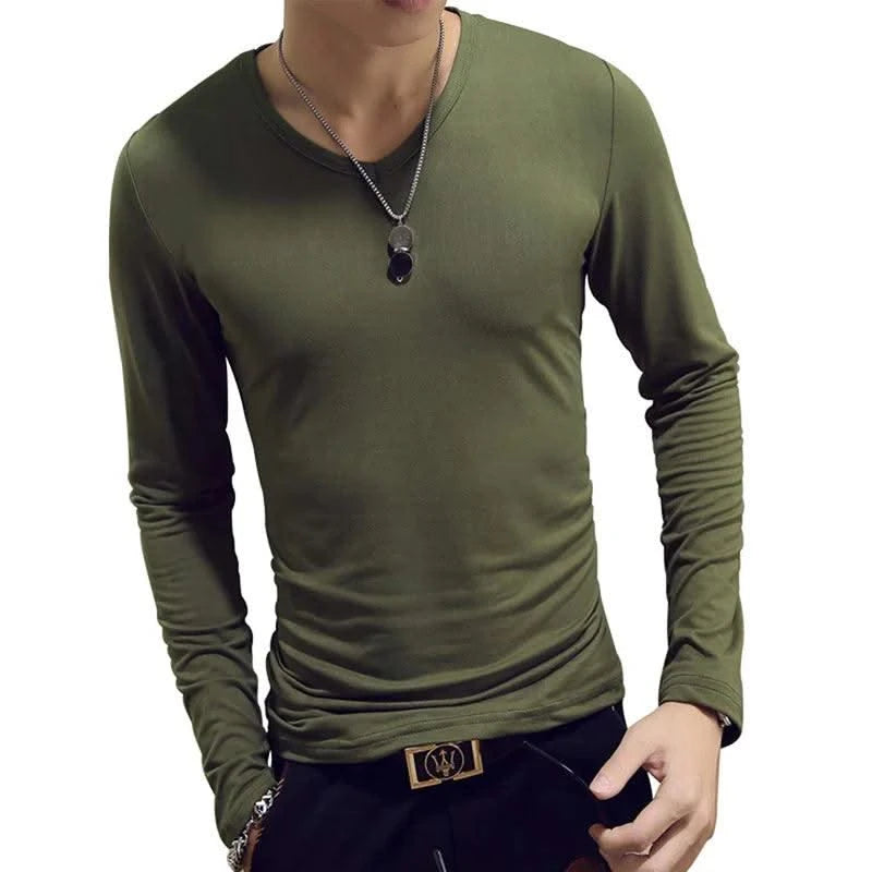 Tennis T Shirts Men Long Sleeve T-Shirt Sportswear Fitness T Shirts for Men Slim Fit T Shirts Designer Solid Tees Tops