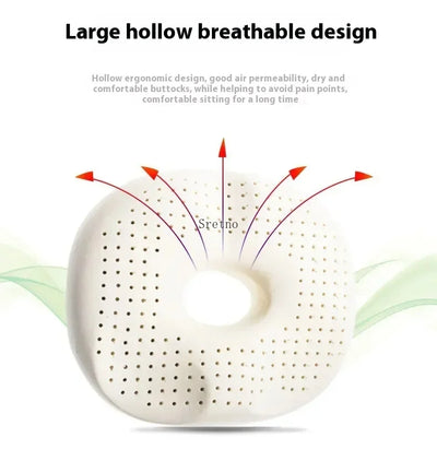 Latex Hemorrhoid Seat Cushion Thickened Office Beautiful Buttocks Pregnant Women Buttocks Pad Hollow Tailbone Protect Cushions