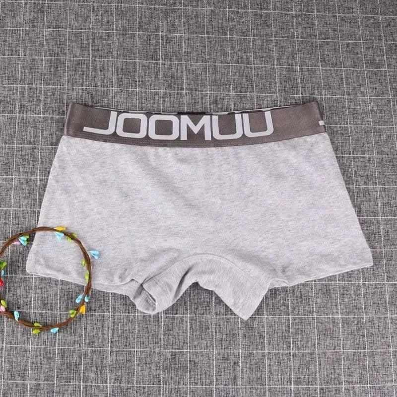 Popular Solid Women's Cotton Panties Boxer Underwear Ladies Breathable Letter Belt Briefs  Sexy Sports Female Knickers Boyshort