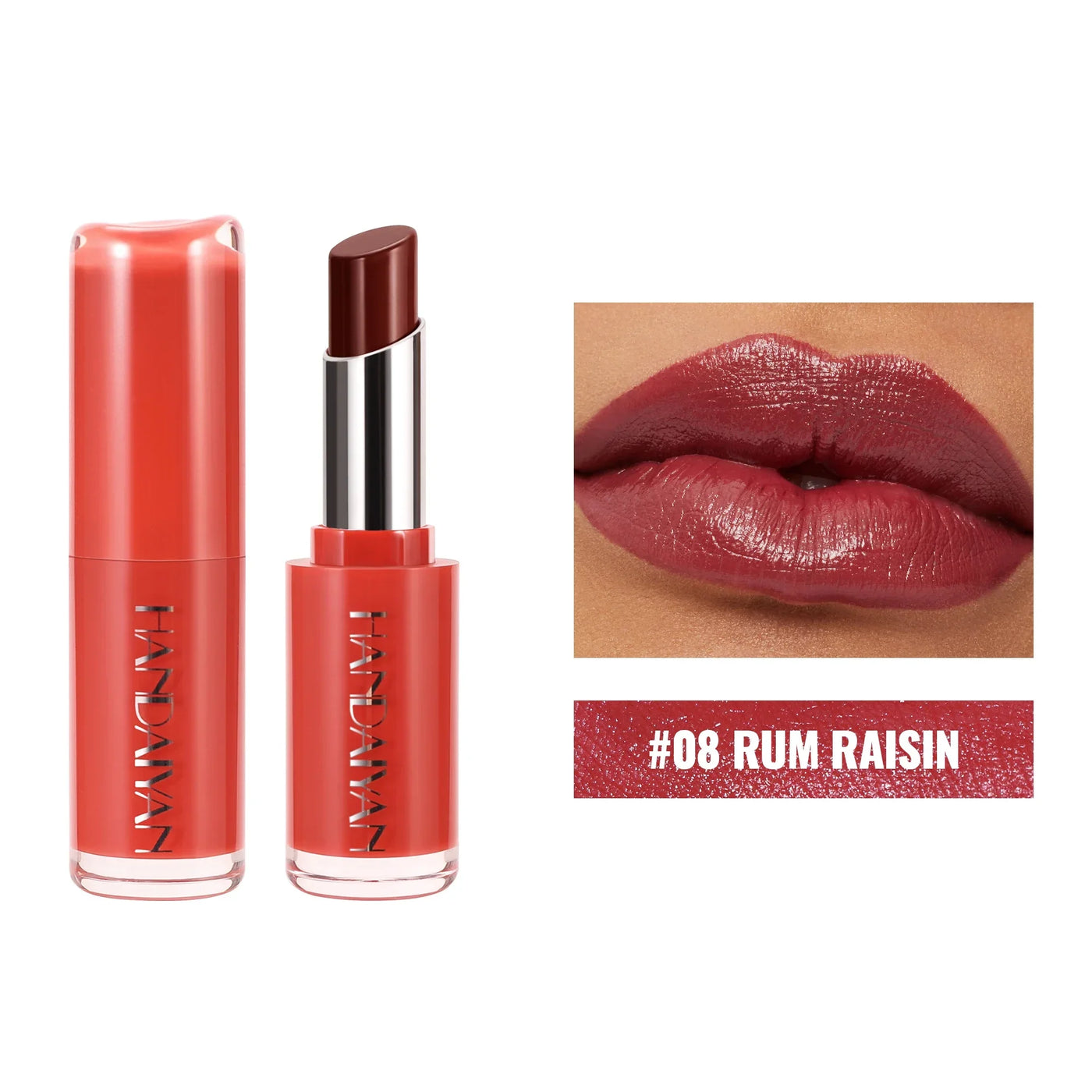 Velvet Matte Lipstick 8 Colors Long Lasting Waterproof Moisturizing Non Stick Lip Makeup For Daily Natural Look