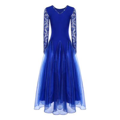 Waltz Ballroom Competition Dress Women Evening Gowns Concert Outifts Modern Tango Standard Dance Performance Stage Costume