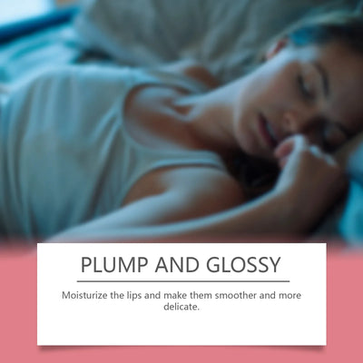 EELHOE Strawberry Night Lip Mask Overnight Deep Hydration Exfoliant for Lips Enhance Skin Elasticity Moisturizing Lip Mask 30g