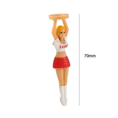 Accessories Novelty Golf Balls Standing Womens Girl Golf Tee Golf Ball Tees Lady Golf Tee Golf Ball  Holder Cheerleaders Tee