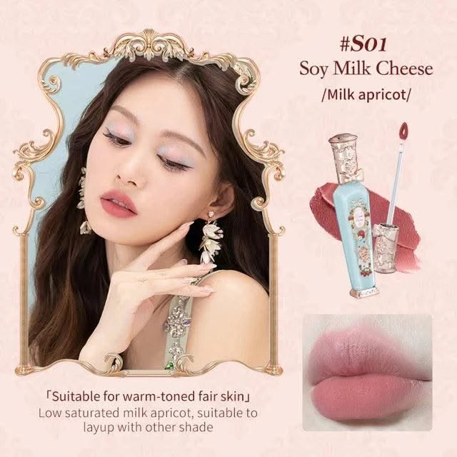 Flower Knows Strawberry Lipstick  Collection Lip Cream Beauty Lip Gloss Lipstick 3.5g