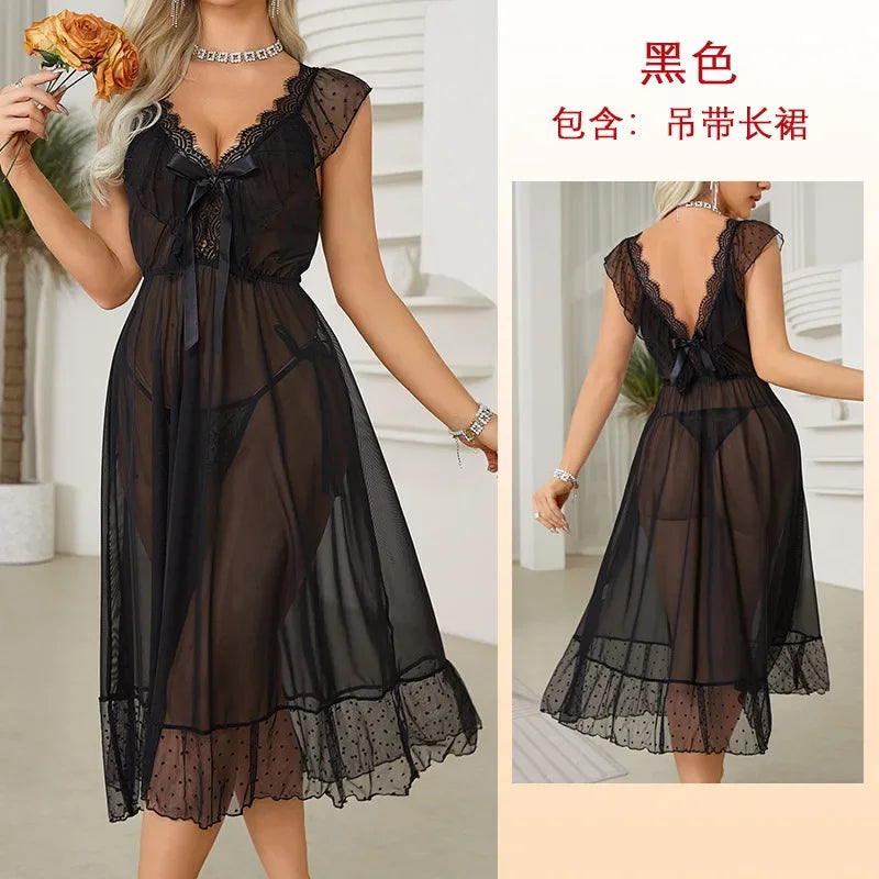 Women's Sexy Lingerie Nightgown Sleepwear