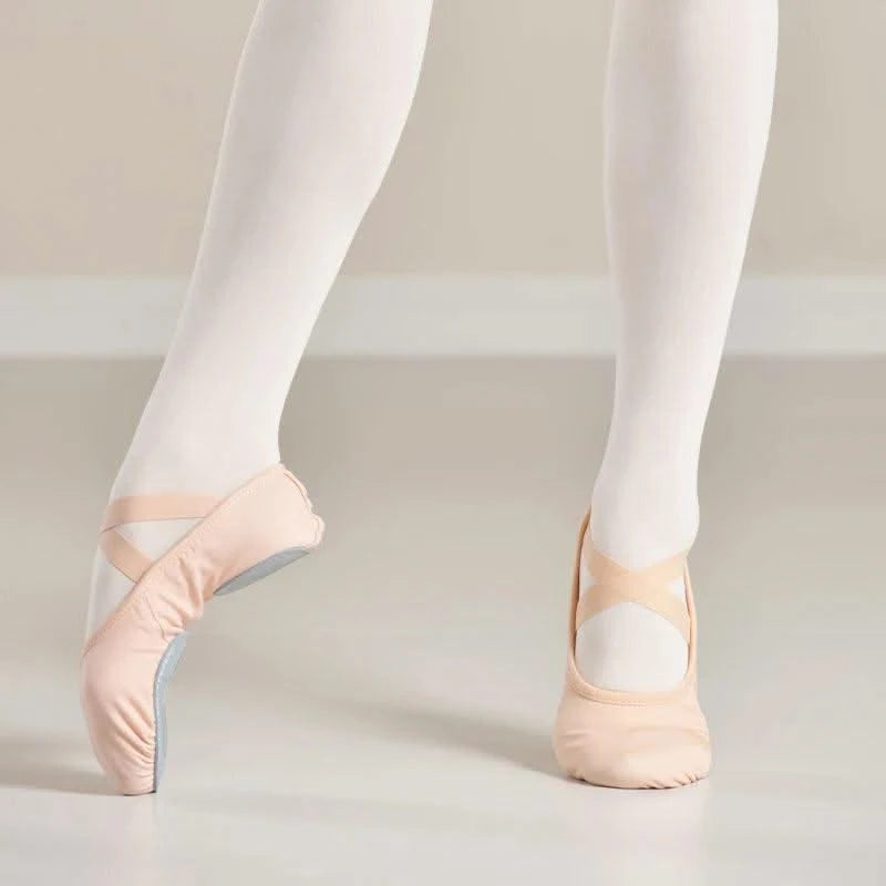 Ballet Dance Shoes for Women Girls Teenager Big Split Sole Ballet Shoes Children Adult Elastic Ballet Practice Dancing Slippers