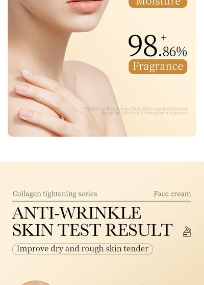 SADOER Collagen Firming Face Cream Skincare Moisturizing Hydrating Face Creams Faical Cream Beauty Face Skin Care Products