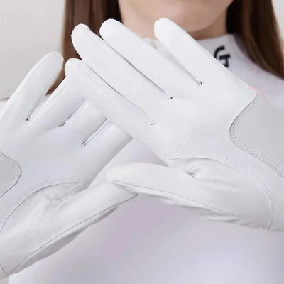 Golfist 1 Pair Golf Gloves For Women Left Hand Right Hand Gloves Ladies Breathable Soft Leather Mittens Anti Slip Sports Aids