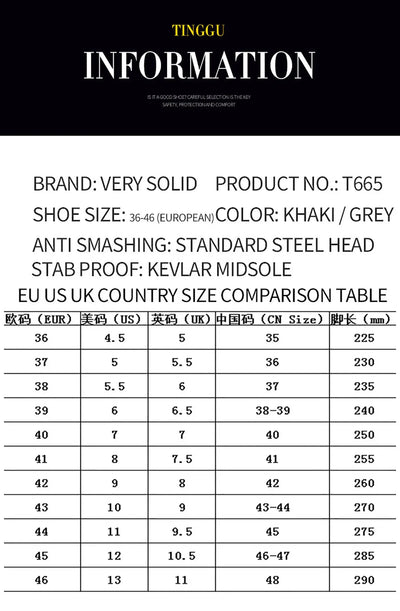 Men's safety shoes are impact resistant, puncture resistant, soft, comfortable, breathable, non slip, and lightweight work shoes