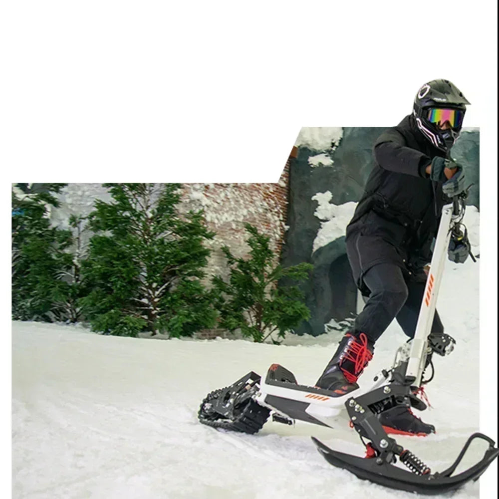 forElectric Snow Scooter with Removable Battery 15Ah/30Ah 48V 1500w Max Speed 50KM/H 2 Wheel Folding Snow Mobile Outdoor