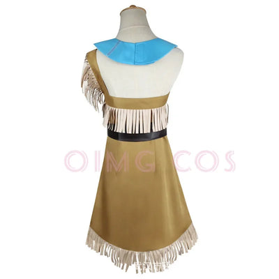 Pocahontas Cosplay Costume Carnival Uniform  Halloween Anime Party Costumes Masquerade Women Game