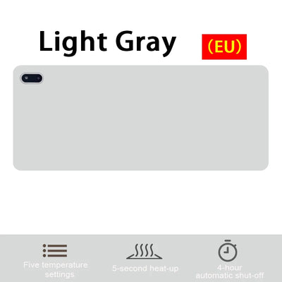 Warm Desk Pad Desk Hand Warmer Touch Control 5 Heating Grade Hand Heating Pad Desk Mousepad Fast Heating For Computer Keyboard