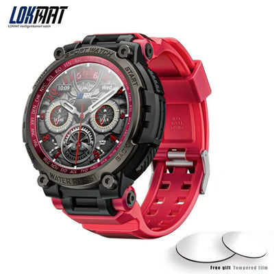 LOKMAT New ATTACK MAX Sport Rugged Smart Watch BT Calls Waterproof Military Smartwatches Heart Rate Monitor Fitness Tracker