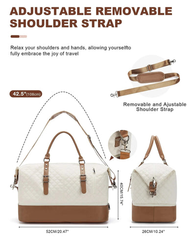 Expendable Travel Bag for Women, Duffle Bag & Gym Bag