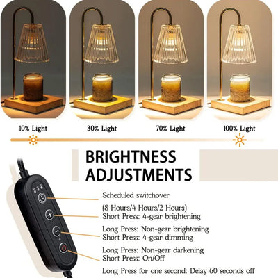 Candle Warmer Lamp, Electric Candle Lamp Warmer, House Warming Gifts New Home Bedroom Decor Wax Melt Warmer for Scented Wax