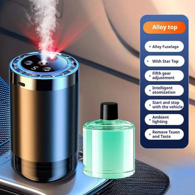 Car Air Humidifier Fragrance Diffuser Car Air Fresheners Perfume Essential Oil Diffuser Odor Eliminator Removing Humidifier
