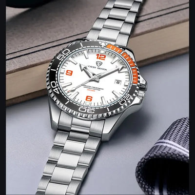 2025 New Top Brand Design Men's Watches Luxury Fashion Multifunctional Dial Quartz Watches Steel Strap Waterproof Men's Watches