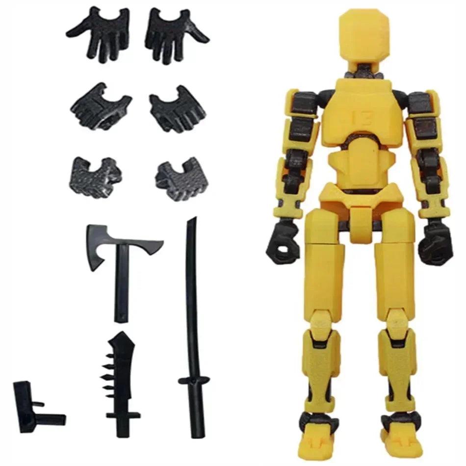 Multi-jointed movable shapeshift robot 3.0 3d printed mannequin dummy 13 action figures toys kids adults