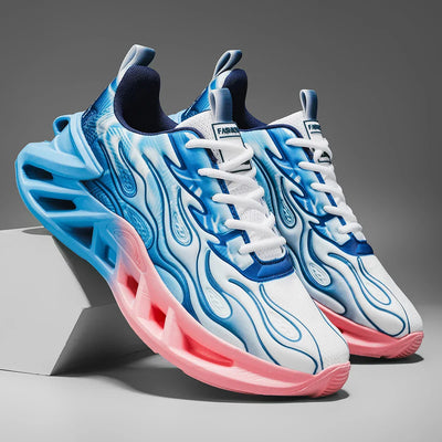 New women's running shoes, mesh breathable running shoes, casual sports shoes, soft soled blade shock-absorbing shoes